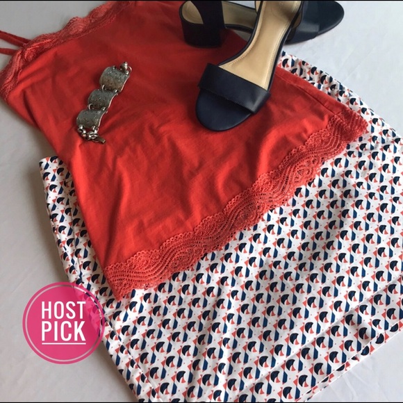 ❎DONATED❎ Ann Taylor Geometric Madison Skirt - Picture 2 of 7
